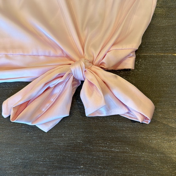 Sugarlips Avalon One Shoulder Waist Tie Satin Top size S Assymetrical - Picture 3 of 9